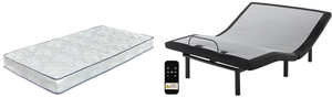 view of Sierra Sleep® by Ashley® Bonnell 2-Piece 6" Innerspring and Good Adjustable Base Queen Mattress Set