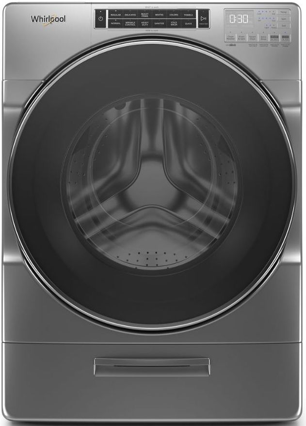 Whirlpool® WFW8620HC 5.0 Cu. Ft. Chrome Shadow Front Load