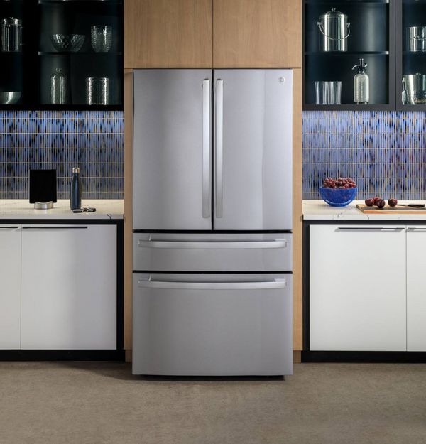 GE Profile™ 28.7 Cu. Ft. Fingerprint Resistant Stainless Steel French Door Refrigerator