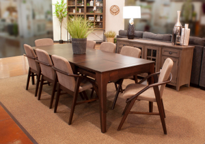 view of the 9 Piece Dining Table Set by parkside furniture