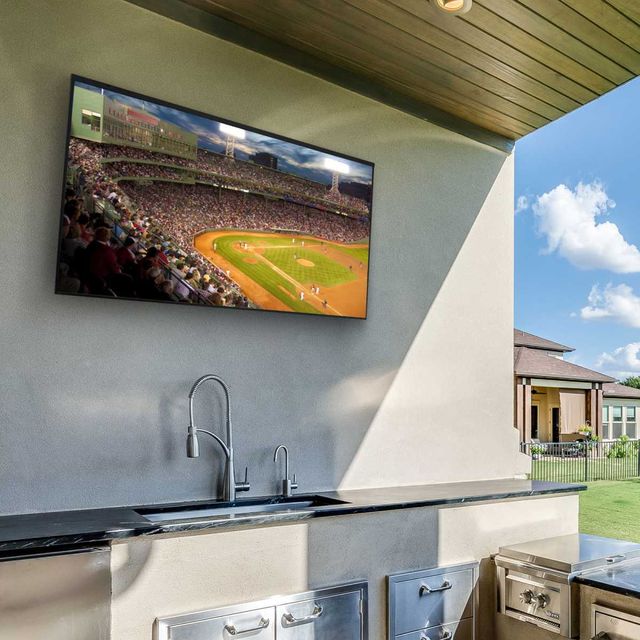 outdoor entertainment setup
