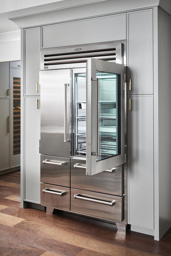 Sub-Zero PRO 30.4 Cu. Ft. Stainless Frame Built In Side-by-Side Refrigerator