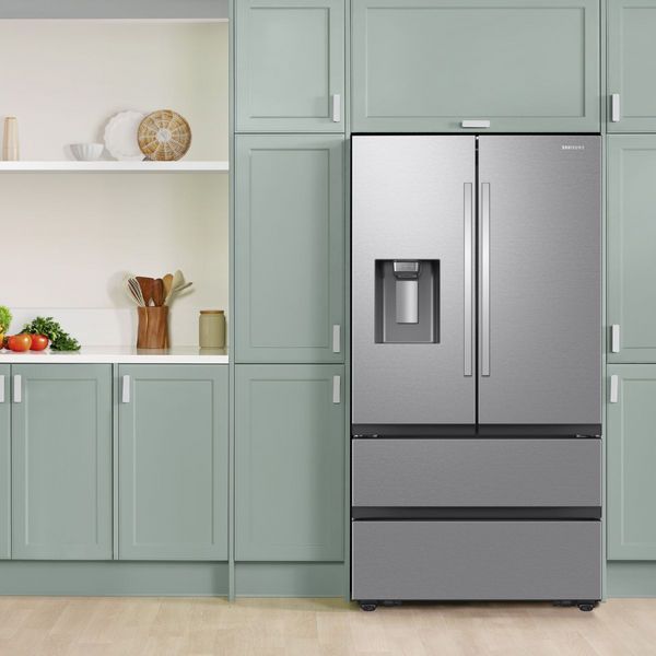 Samsung 30 Cu. Ft. Fingerprint Resistant Stainless Steel Freestanding French Door Refrigerator