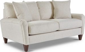 front left view of the La-Z-Boy® Kirby Basmati Apartment Size Sofa