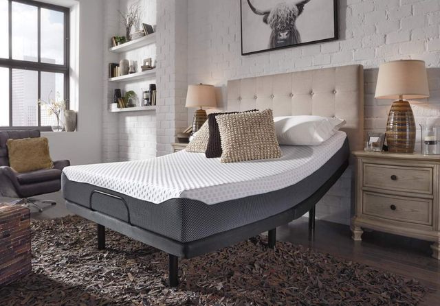 view of a sierra sleep memory foam mattress in a modern farmhouse bedroom