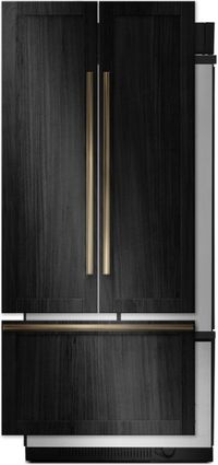 front view of the JennAir® 20.8 Cu. Ft. Panel Ready Built In French Door Refrigerator
