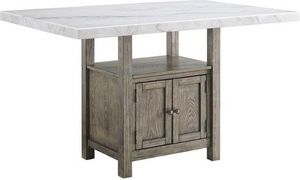 marble top dining table with storage below