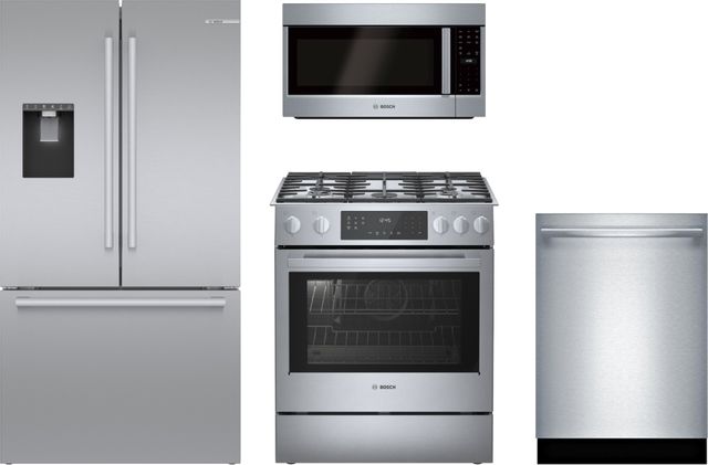 Bosch 4 Piece Kitchen Package-Stainless Steel