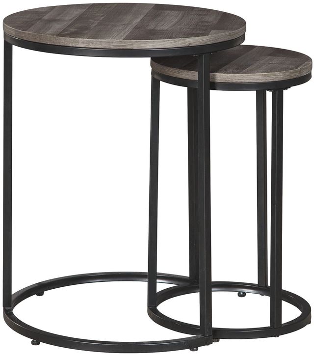 Signature Design by Ashley® Briarsboro Set of 2 Black/Gray Accent Tables