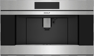 front view of the Wolf® M Series Contemporary 30" Stainless Steel Coffee System