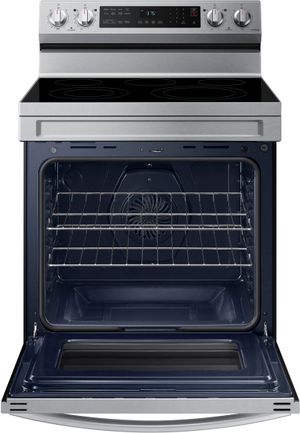 Samsung 30" Fingerprint Resistant Stainless Steel Smart Freestanding Electric Range