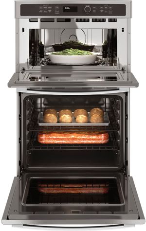 GE 27" Stainless Steel Oven/Microwave Combo Electric Wall Oven