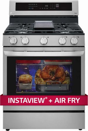 LG 30" PrintProof™ Stainless Steel Freestanding Gas Range