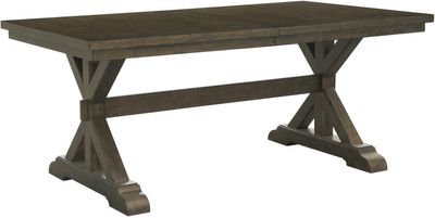 Drew & Jonathan Home Denman Rich Brown Trestle Table