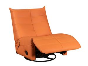 front view of the Orange Accent Recliner