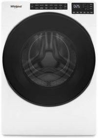 front view of the Whirlpool® 4.5 Cu. Ft. White Front Load Washer