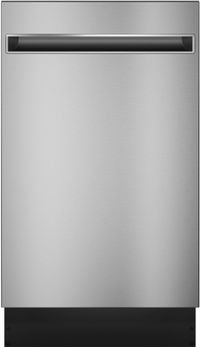 front view of the Haier 18" Stainless Steel Built In Dishwasher