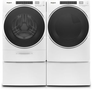 Whirlpool® White Front Load Laundry Pair
