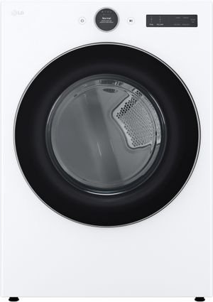 LG 7.4 Cu. Ft. White Front Load Electric Dryer