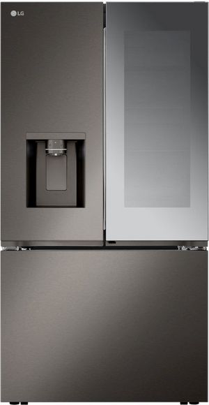 LG 26 Cu. Ft. PrintProof Black Stainless Steel Counter Depth French Door Refrigerator