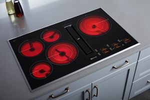 JennAir Oblivian 36" Black Electric Cooktop black