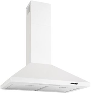 Broan® Elite EW48 Series 30" White Wall Mount Chimney Range Hood