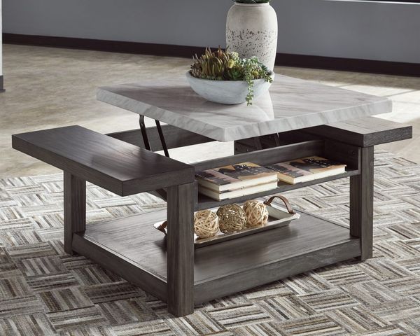 Signature Design by Ashley® Vineburg Gray/White Lift Top Coffee Table