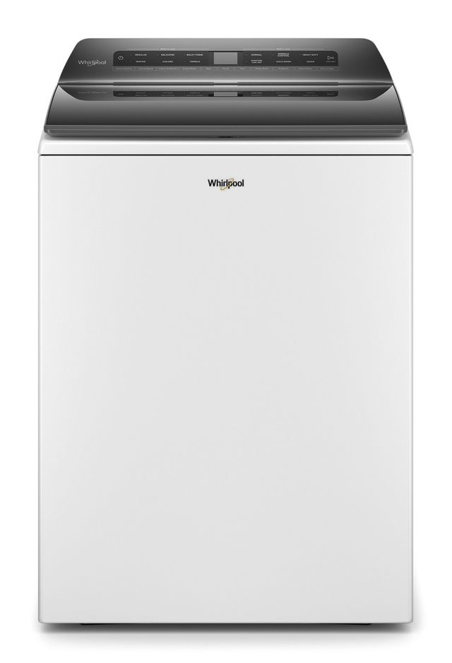 Whirlpool white top load washing machine