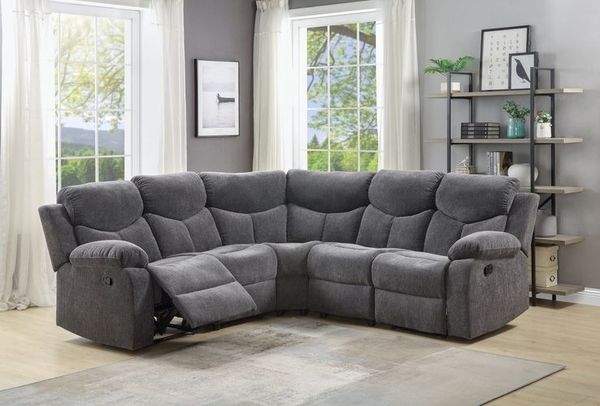 ACME Furniture Kalen Gray Sectional Sofa