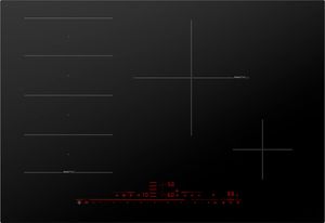 top view of the Bosch Benchmark® 30" Black Induction Cooktop