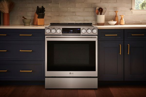 LG Studio 30" PrintProof Stainless Steel Slide In Induction Range