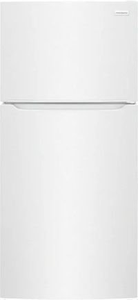 front view of the Frigidaire® 30 in. 18.3 Cu. Ft. White Top Freezer Refrigerator