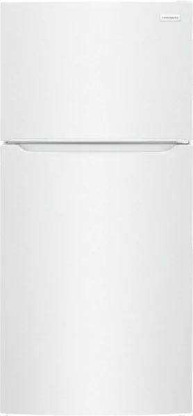 Front view of the Frigidaire® 30 in. 18.3 Cu. Ft. White Top Freezer Refrigerator