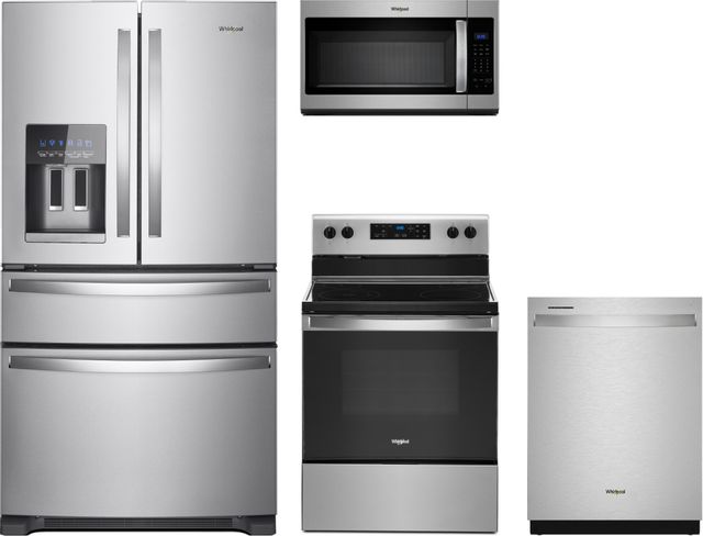 Whirlpool® 4 Piece Kitchen Package-Stainless Steel