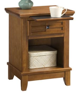 Homestyles Arts & Crafts Brown Nightstand