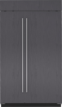 front view of the Sub-Zero® Classic Series 29.1 Cu. Ft. Panel Ready Side-by-Side Refrigerator