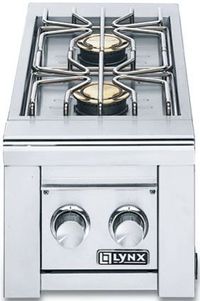 front view of the Lynx Professional Series Double Side Burner
