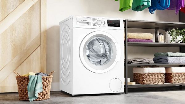 Bosch 300 Series 2.2 Cu. Ft. White Front Load Washer