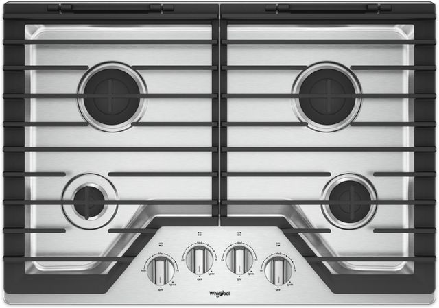 Whirlpool 30" gas cooktop