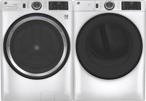 GE® White Smart Front Load Laundry Pair