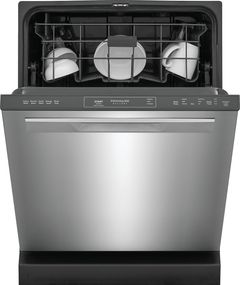 door open view of the Frigidaire Gallery® 24" Stainless Steel Built In Dishwasher