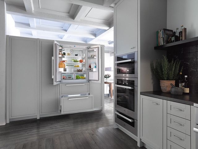 luxury kitchen with Miele refrigerators