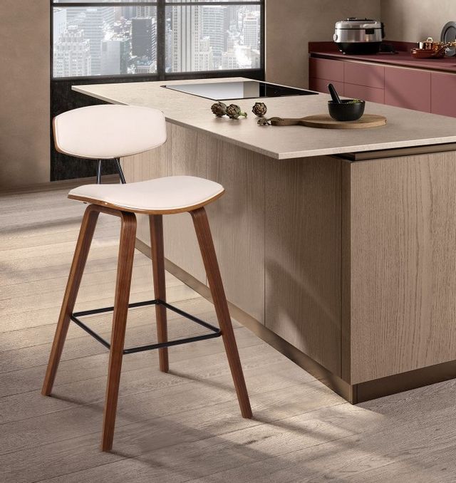Armen Living Connie Brown 30” Bar Stool