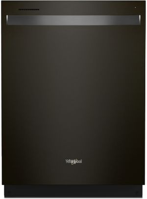 Whirlpool® 24" Black Stainless Built In Dishwasher