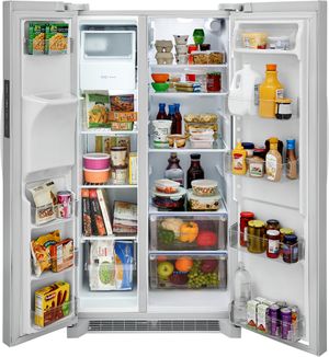 Frigidaire 25.6 Cu. Ft. White Side-by-Side Refrigerator
