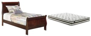view of the Sierra Sleep® by Ashley® Alisdair 2-Piece Hybrid Twin Sleigh Bed Set