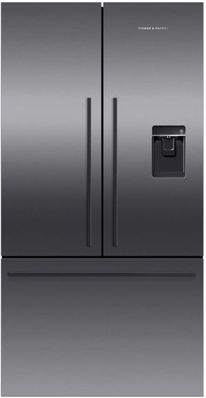 Fisher & Paykel 20.1 Cu. Ft. Black Stainless Steel French Door Refrigerator 