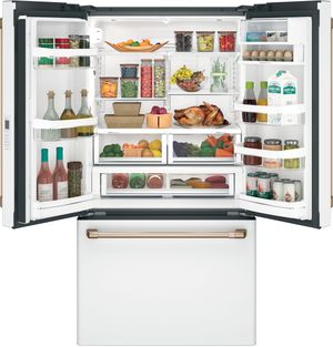 Café 23.1 Cu. Ft. Matte White Counter Depth French Door Refrigerator
