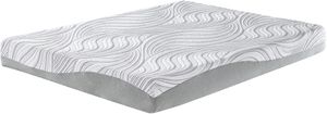 front right view of the Sierra Sleep® by Ashley® 8" Memory Foam Firm Tight Top Queen Mattress in a Box