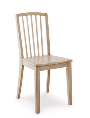 Glean Side Chair light brown finish made with hardwood frame